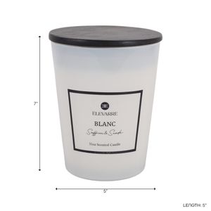 ROWANSTONE BLANC SAFFRON & SUEDE CANDLE 7 (IN) 10