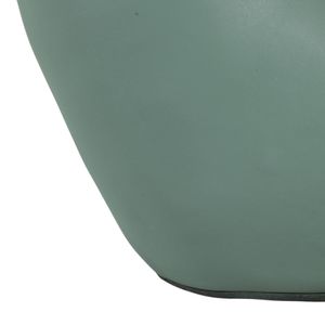 ELROYSHAW GREEN VASE 15 (IN) 7