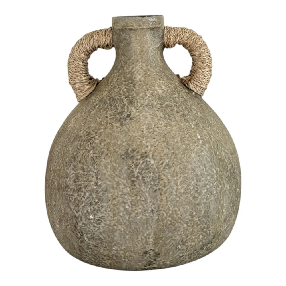 OPALVALE TAN VASE 14 (IN)