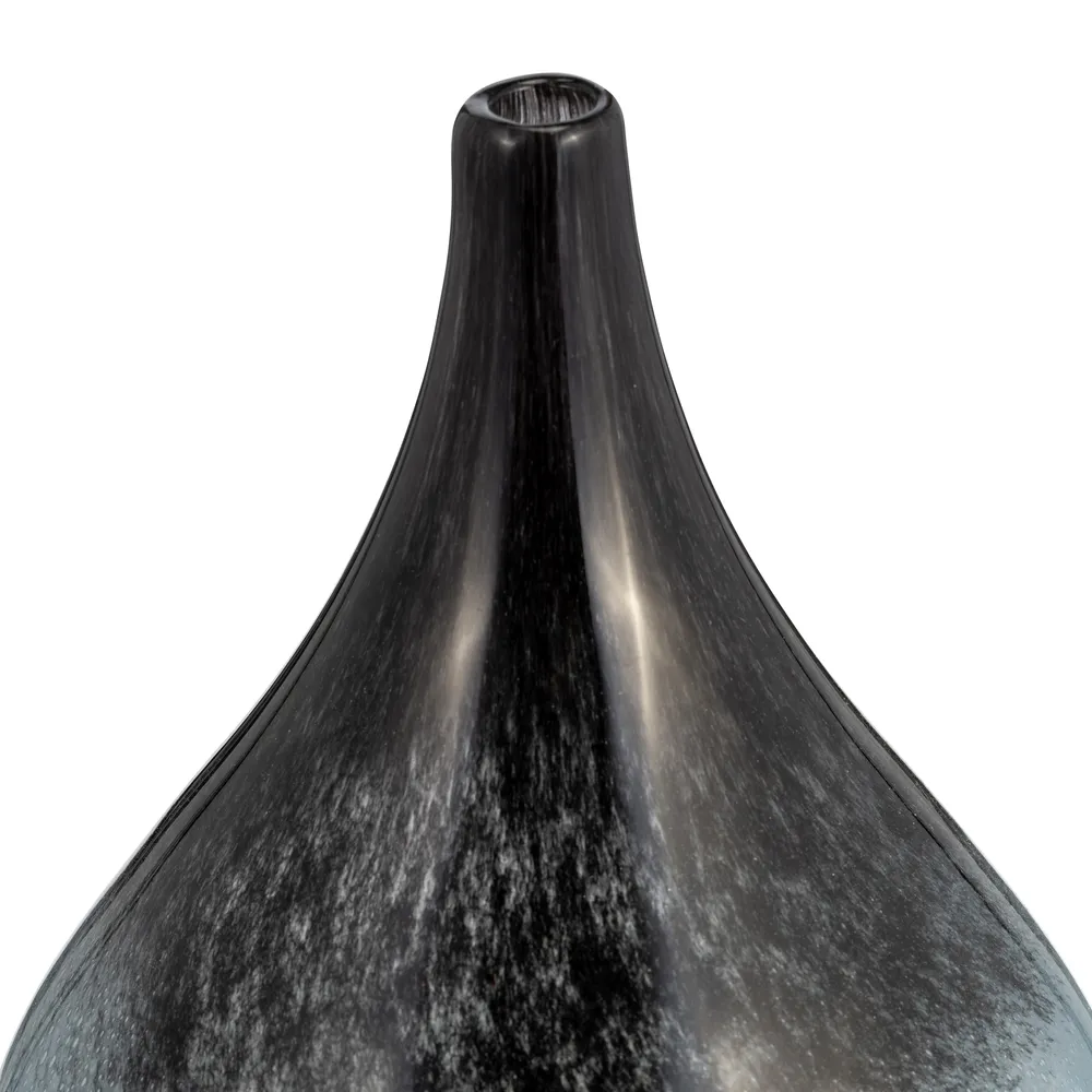 FINLEYMOOR BLUE GLASS VASE 11 (IN)
