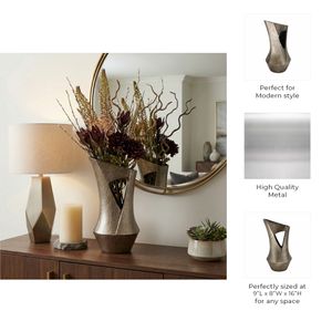 BRADENFIELD GRAY VASE 16 (IN) 11
