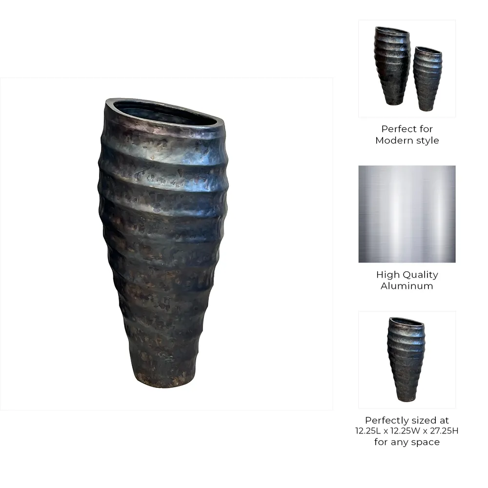 SKYLERRIDGE SILVER PLANTER 28 (IN)