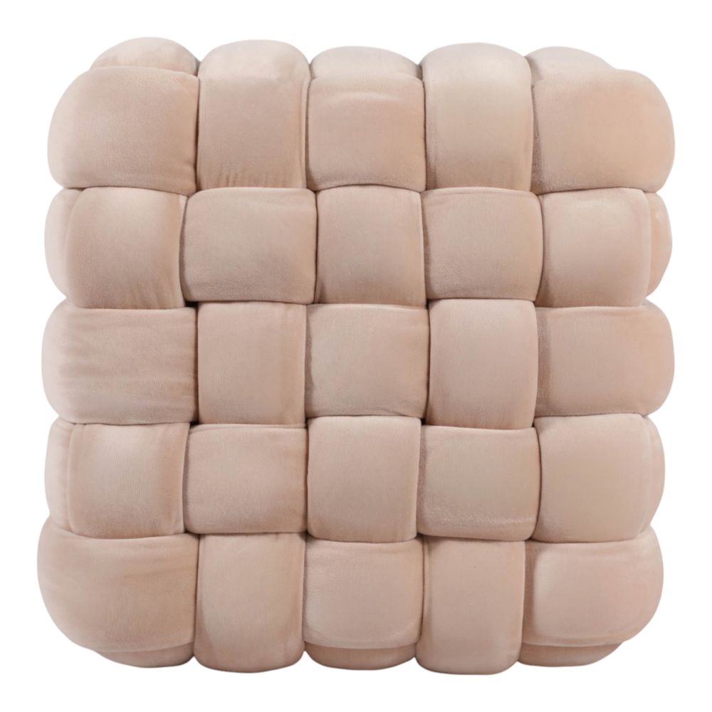 TRENTONSIDE TAN OTTOMAN 18 (IN)