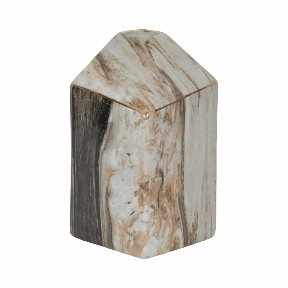 BOLTONSHAW GRAY VASE 9 (IN)