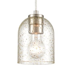 Sprinkle 5'' Wide 1-Light Mini Pendant - Satin Nickel 4