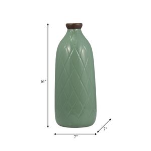 EMMONSFORD GREEN VASE 16 (IN) 9