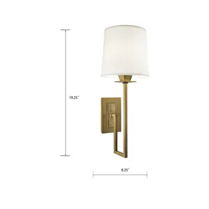 Maya 19.25'' High 1-Light Sconce - Aged Brass 2
