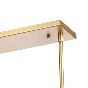 Fantania 36'' Wide 4-Light Linear Chandelier - Champagne Gold 4