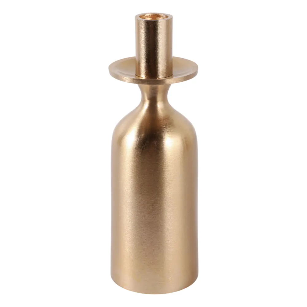 KIRBYWICK GOLD CANDLE HOLDER 9 (IN)