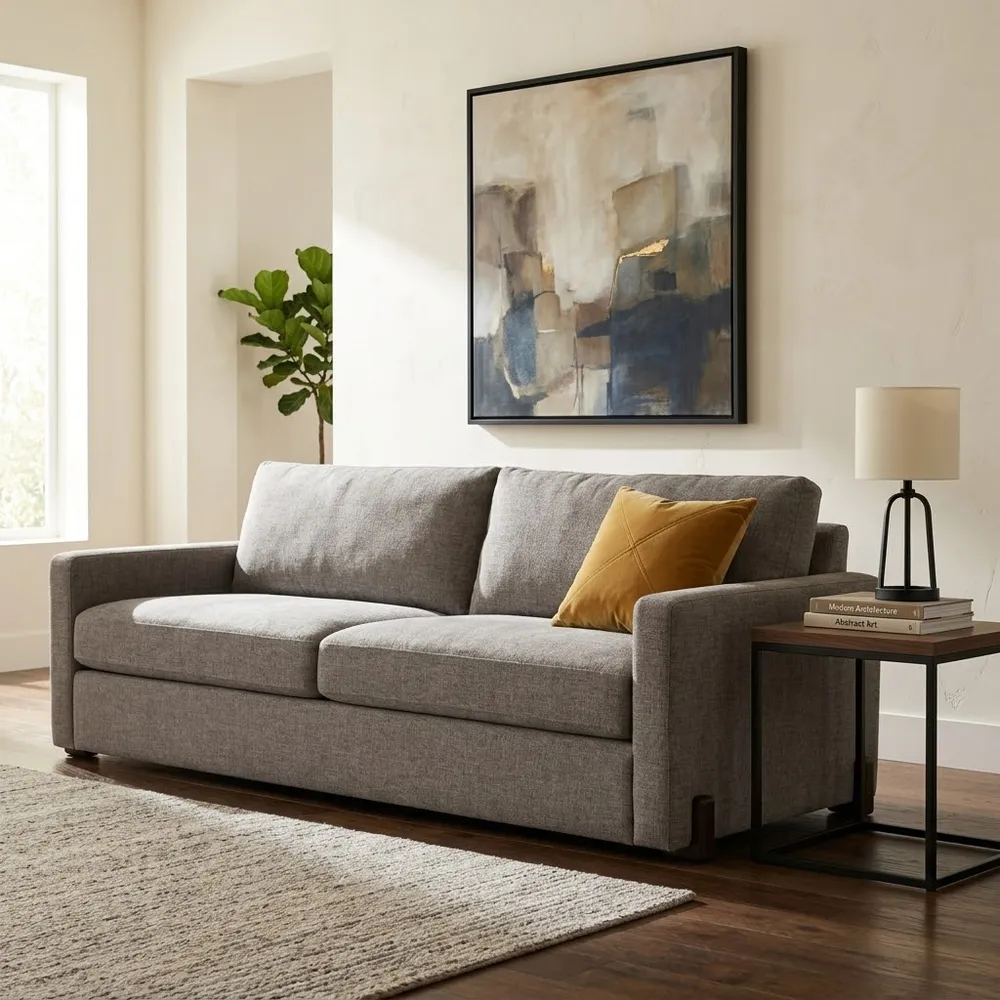 ERINWAY BROWN SOFA 95 (IN)