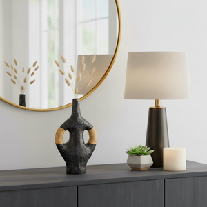 VALEBEACH BLACK VASE 14 (IN) 2