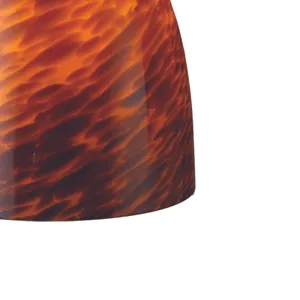 Classico 5'' Wide 1-Light Mini Pendant - Dark Rust with Espresso Glass 4