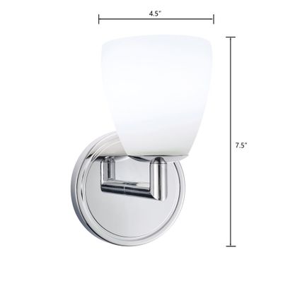 Chancellor 7.5″ High Integrated LED Sconce - Chrome