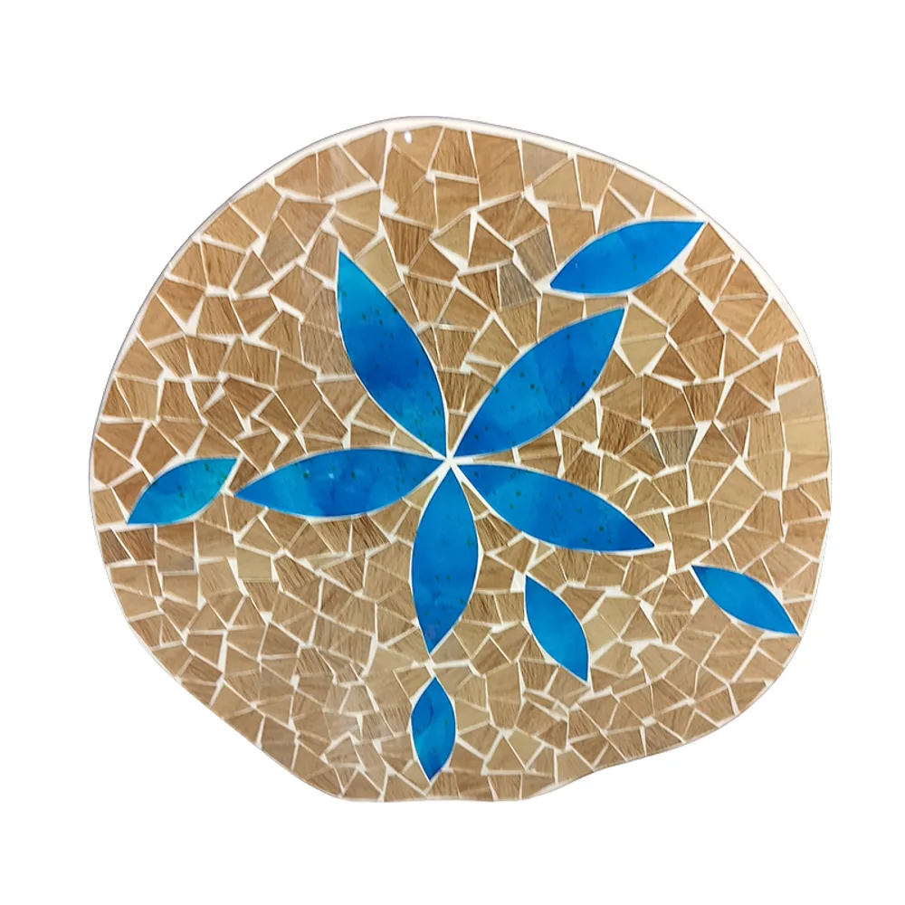 16" BROWN MOSAIC SAND DOLLAR