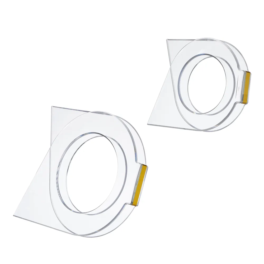DUNLAPPARK SET OF 2 CLEAR DECOR 10 (IN)