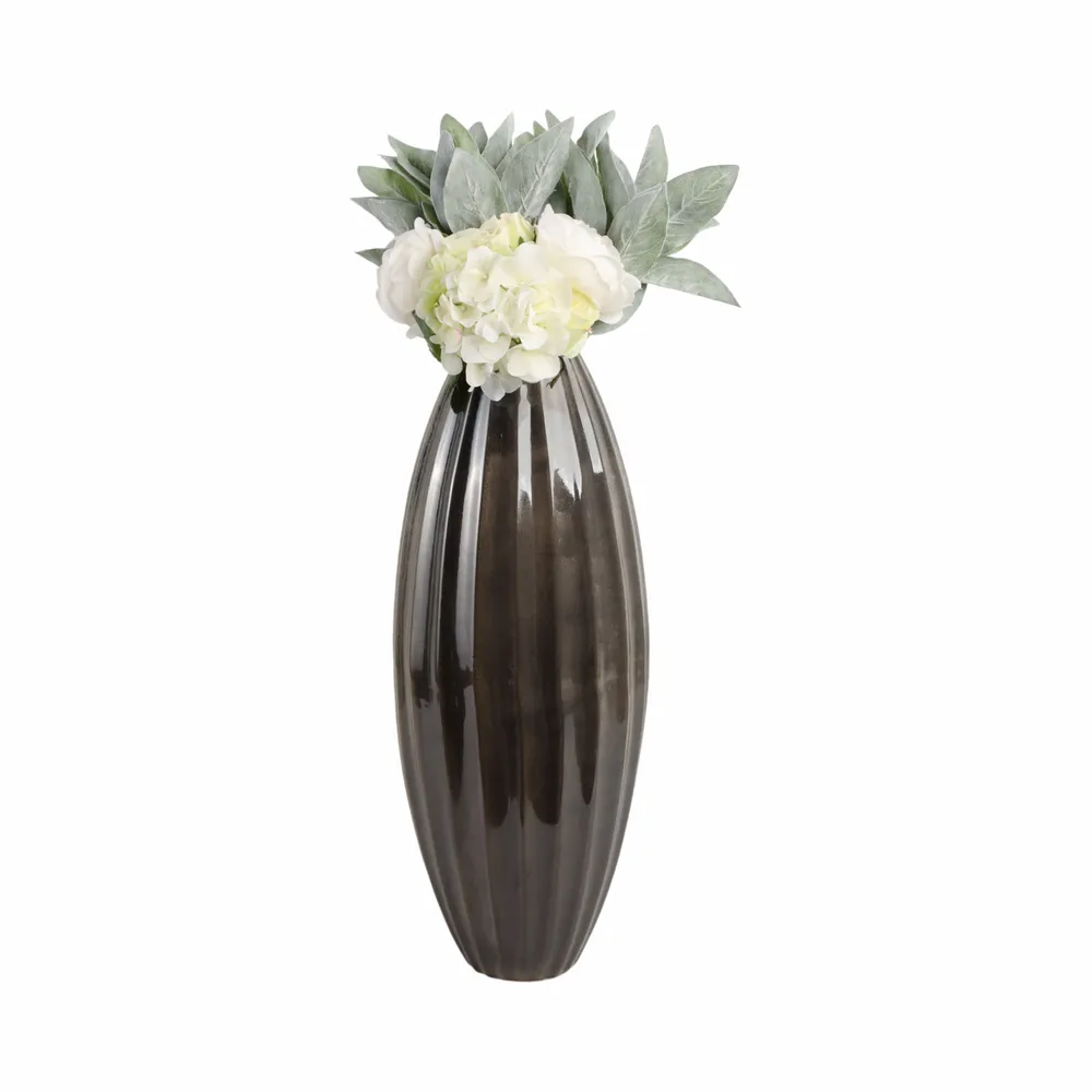 TILTONRIDGE BLACK VASE 25 (IN)