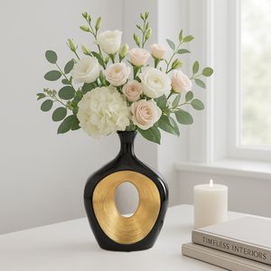 HARDENCLIFF BLACK VASE 14 (IN) 11