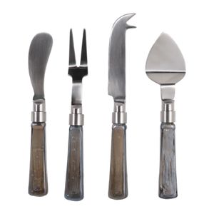 CABOTRIDGE SET OF 4 WHITE SERVEWARE 1 (IN) 1