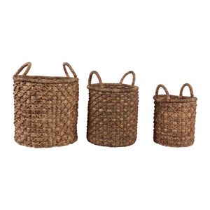 WYLERHOLM SET OF 3 BROWN STORAGE 21 (IN) 3