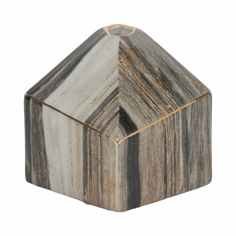 BOLTONSHAW GRAY VASE 5 (IN)