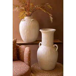 Stone Composite Urn with Four Handles 4