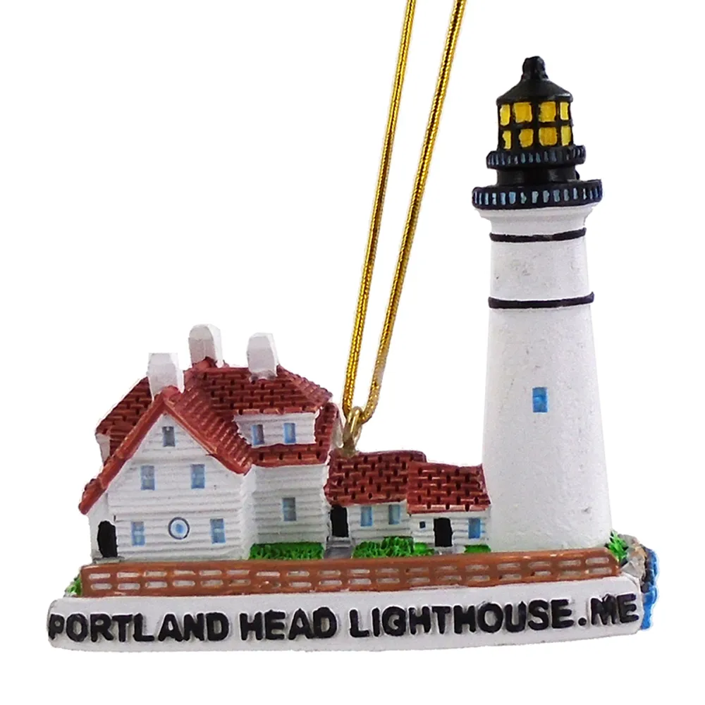 3" PORTLAND HEAD LIGHTHOUSE, ME ORNAMENT