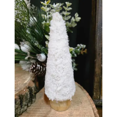 Smallall White Fur Tree 6x2x2in