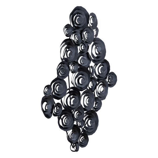 Brando Dimensional Wall Art - Matte Black
