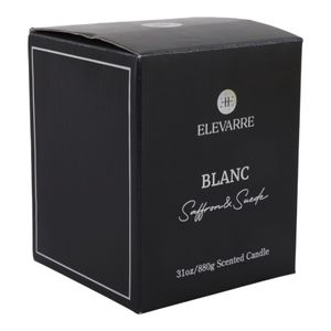 ROWANSTONE BLANC SAFFRON & SUEDE CANDLE 7 (IN) 7