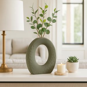 DILLONVIEW GREEN VASE 11 (IN) 2