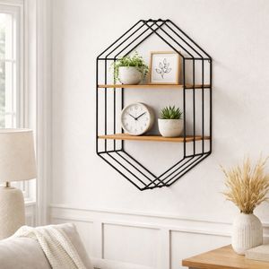 BYRONSIDE BROWN WALL SHELF 32 (IN) 2