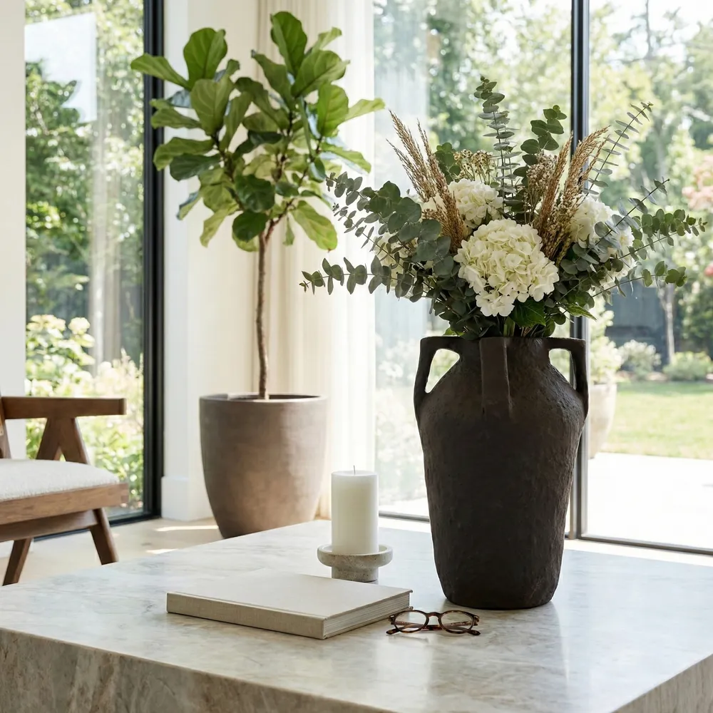 WATSONLAND BROWN VASE 20 (IN)
