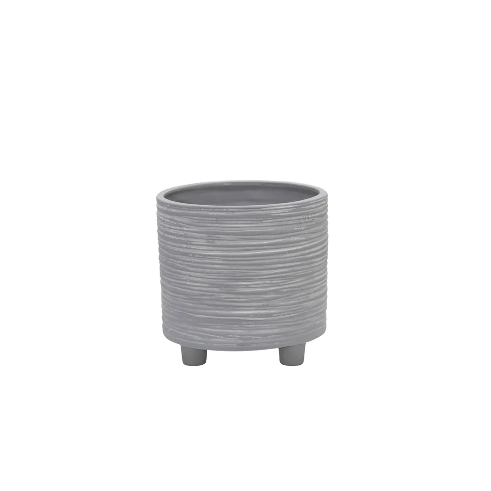 COHENGROVE SET OF 2 GRAY PLANTER 8 (IN)