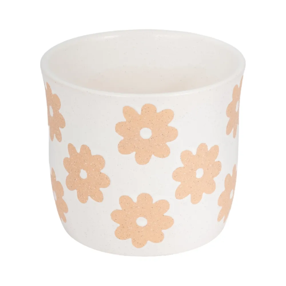 BELDENTON WHITE PLANTER 6 (IN)