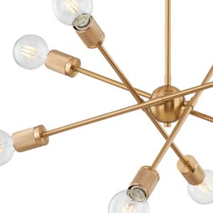 Module 22'' Wide 8-Light Chandelier - Burnished Brass 4