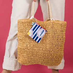 Mediterranean Market blu Reusable Shopping Tote Bag 4