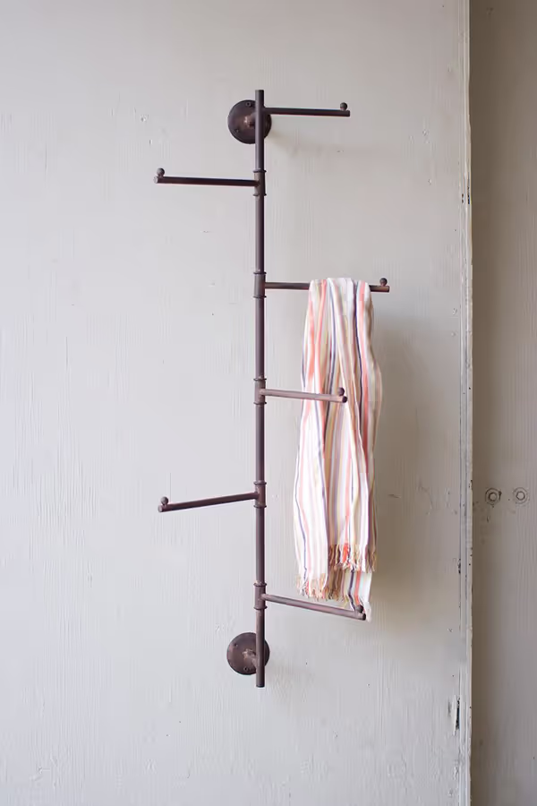 Rustic Wall Swivel Coat Rack