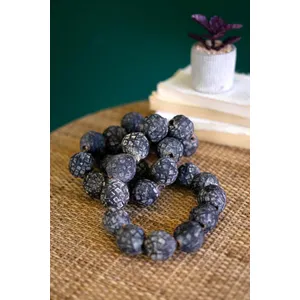 Black Clay Tabletop Beads 4