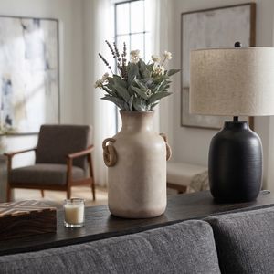 WOODSONROSE WHITE VASE 18 (IN) 2