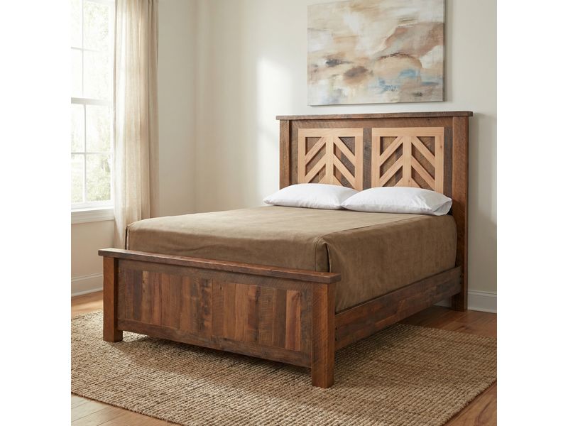 Colonial Barnwood Roanoke Bed - King 1
