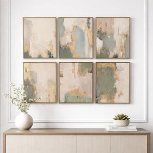 BRADENHAVEN SET OF 6 TAN ART 20 (IN) 10