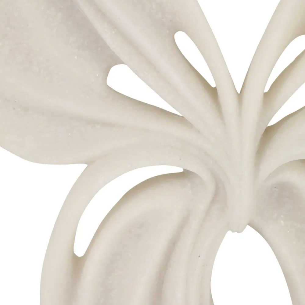 CLAYTONPARK SET OF 3 WHITE WALL SCULPTURES 15 (IN)