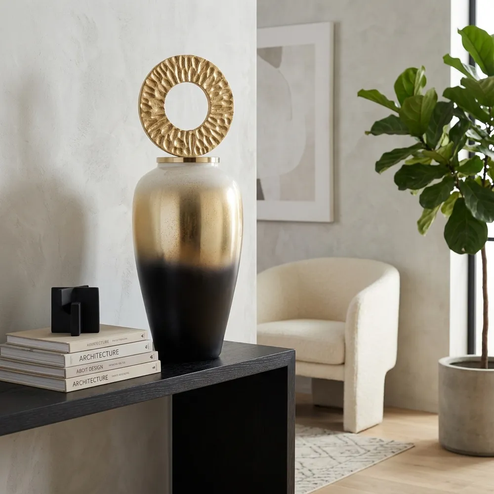 HAYDENRIDGE GOLD JAR 31 (IN)