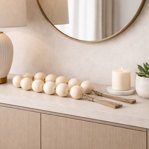 PALMERHAVEN IVORY BEAD 2 (IN) 12