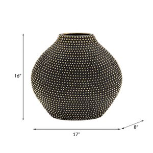 KEATONOAK BLACK VASE 16 (IN) 9