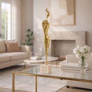 HANLEYWELL GOLD DECOR 27 (IN) 9