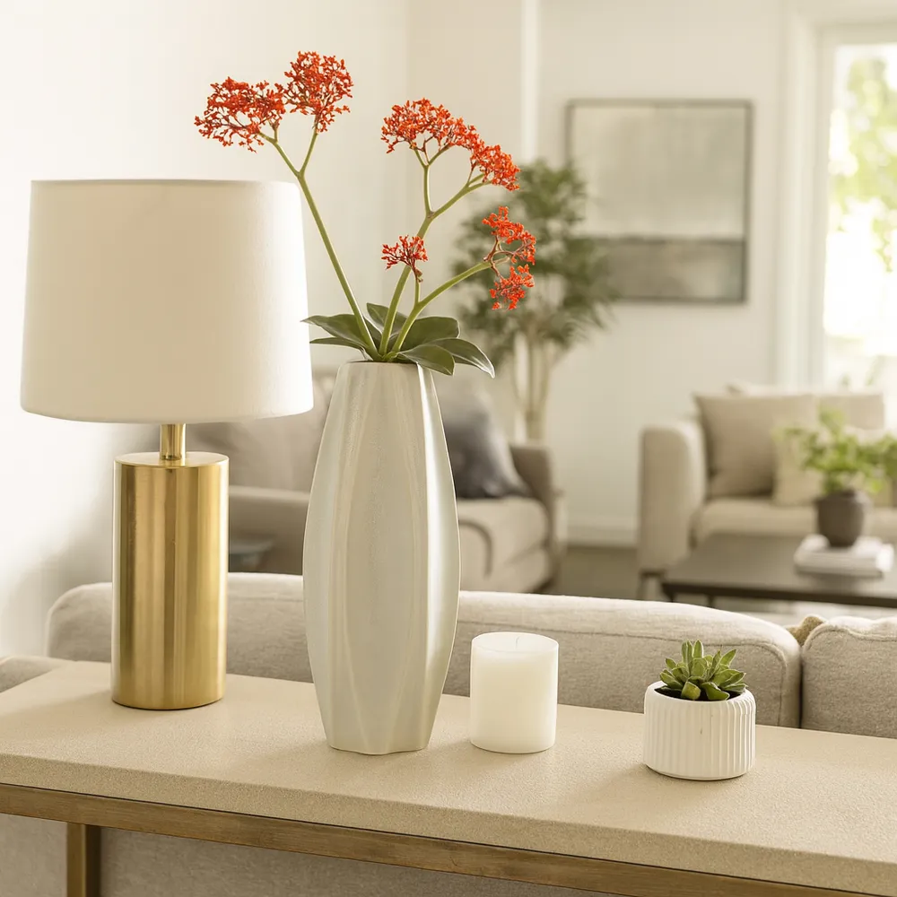 EMMETTON GRAY VASE 16 (IN)