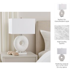 LANDONHAVEN WHITE LAMP 31 (IN) 8