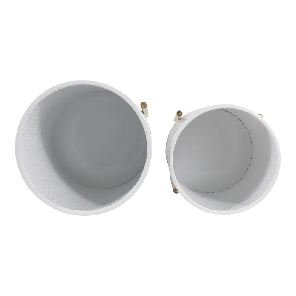 HAYFORDTON SET OF 2 WHITE PLANTER 23 (IN)