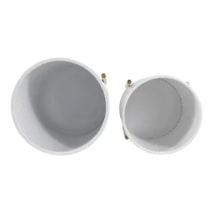 HAYFORDTON SET OF 2 WHITE PLANTER 23 (IN) 9